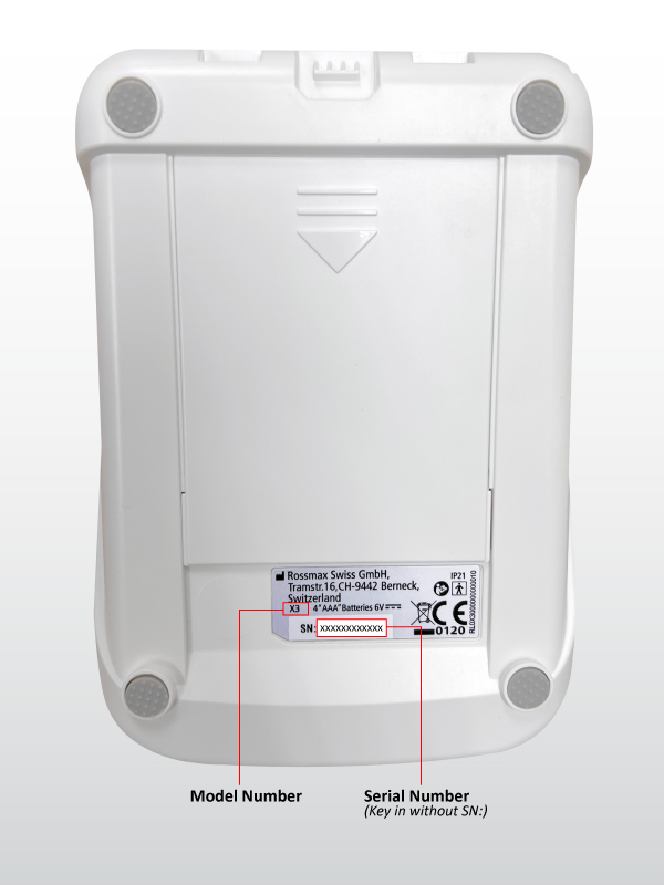 Serial Number Location Example 1